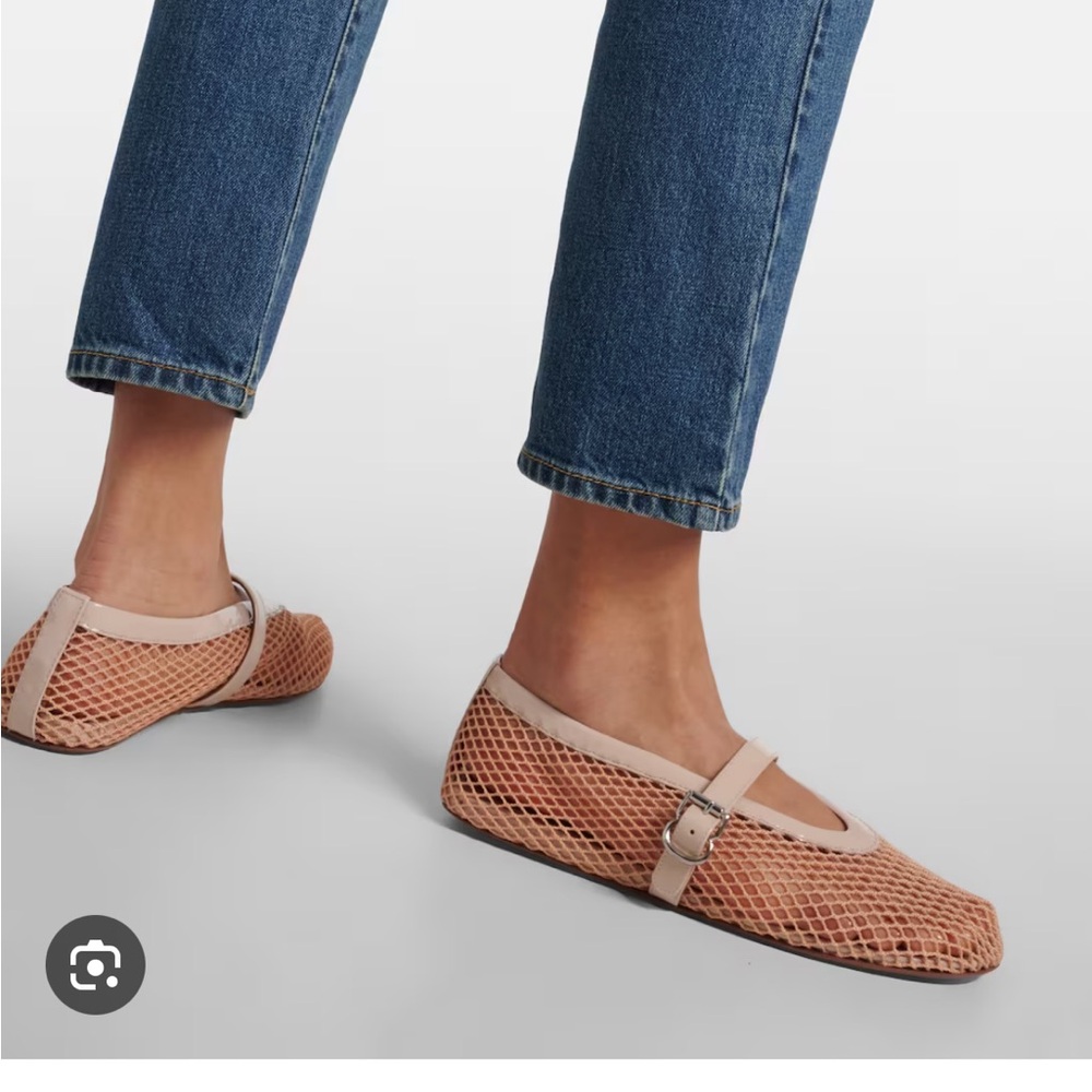 Alaia nude mesh ballet flats new size 38